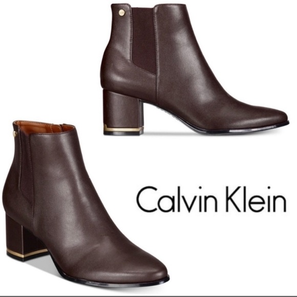 New Calvin Klein Fioranna boot brown - Picture 1 of 6